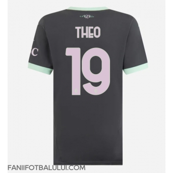 AC Milan Theo Hernandez #19 Tricou Fotbal Replică 2024-25 Femei Treilea